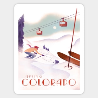 Colorado Skiing Sticker